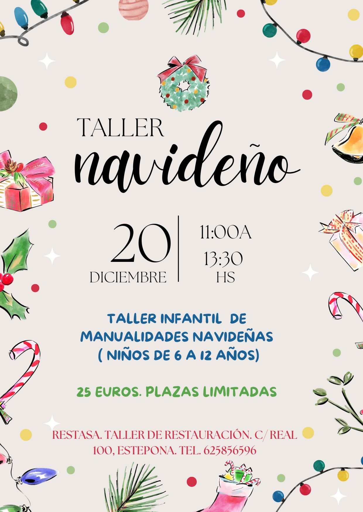 Taller de Manualidades navideñas